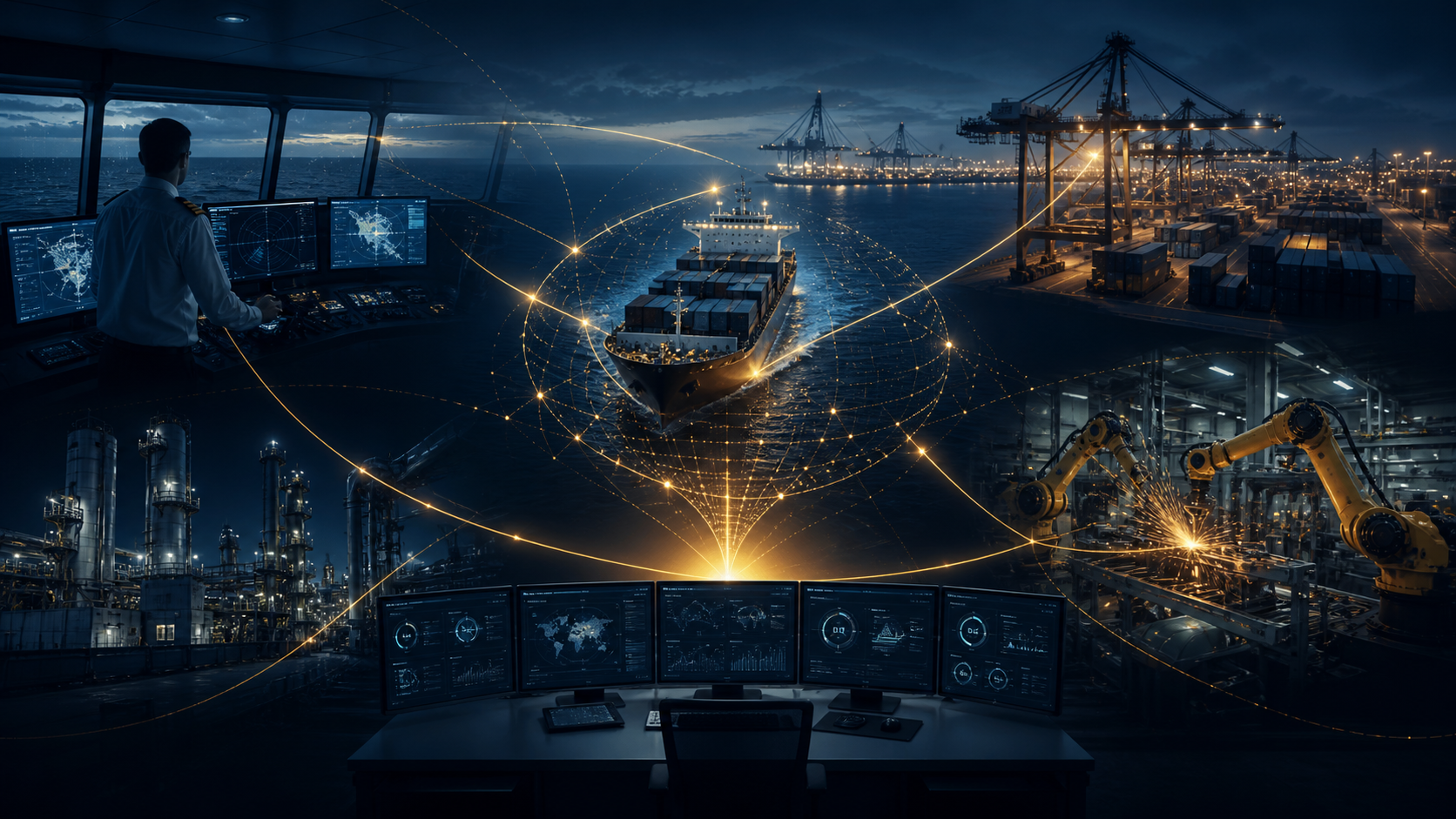 AI layer connecting maritime and industrial operations
